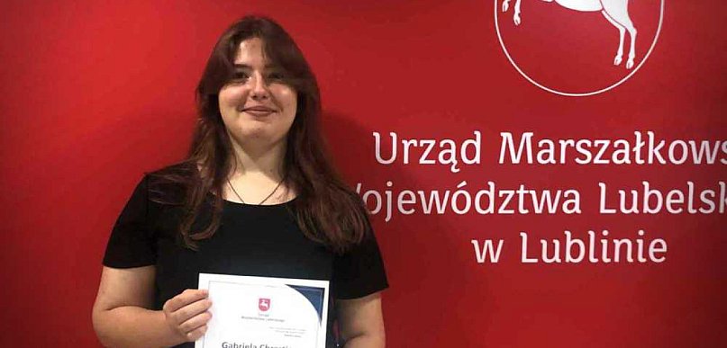 Stypendium marszałka dla Gabrieli [ZDJĘCIA]