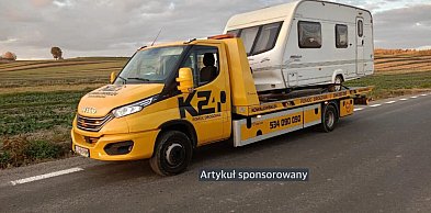 Przyczepa na lawecie - Pomoc drogowa Kowalewski Lublin