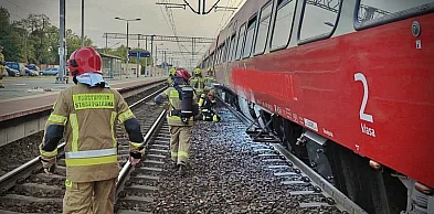 Pożar pociągu relacji Hrubieszów-Kraków Główny. Ewakuowano 250 osób