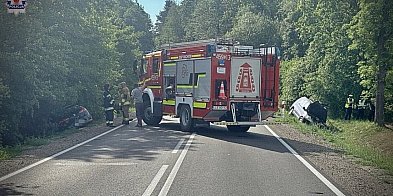 Tragiczne w skutkach zderzenie czołowe osobówek