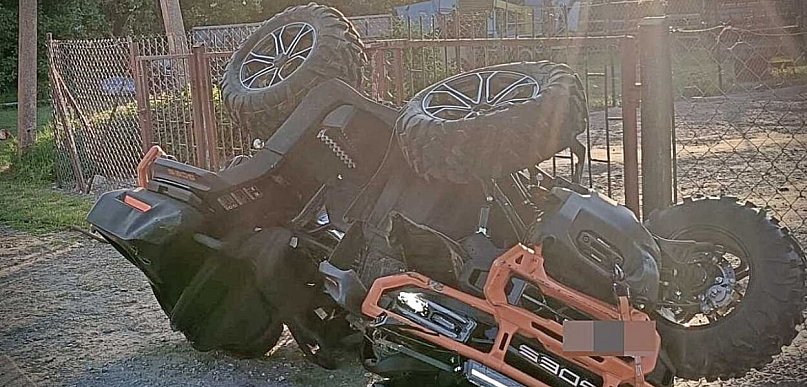 Tragiczny wypadek na quadzie