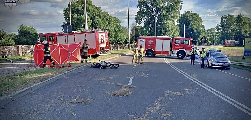 W tragicznym wypadku zginął motocyklista