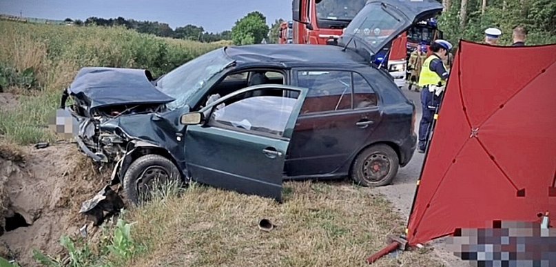 Śmiertelny wypadek. 68-latka uderzyła w przepust