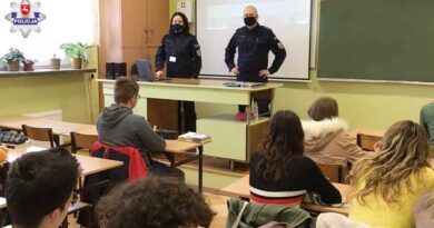 Hrubieszów: Rozmawiali o bezpieczeństwie podczas ferii zimowych