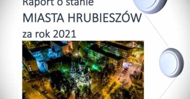 Raport o stanie miasta Hrubieszów za rok 2021. Władze zapraszają do debaty