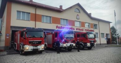 Hrubieszów: Oddali hołd zmarłemu podczas służby strażakowi