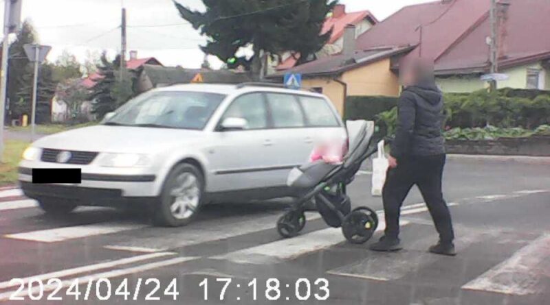 Hrubieszów: Uciekał z dzieckiem w wózku z przejścia dla pieszych