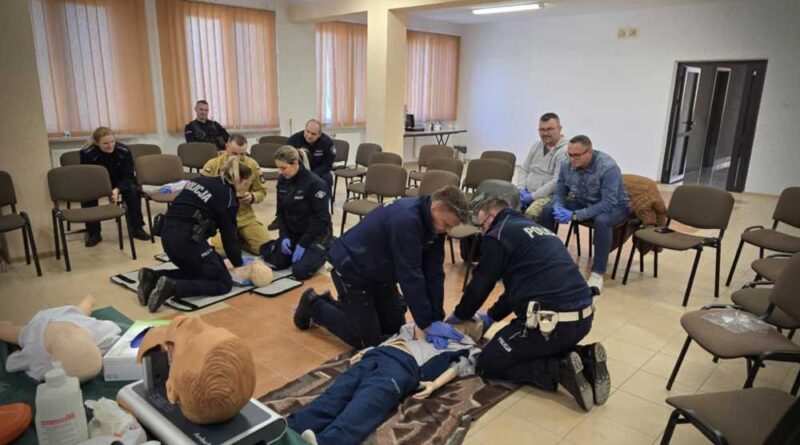 Hrubieszów: Strażacy szkolili policjantów [ZDJĘCIA]